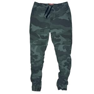 Rolling Paper Mens L Camo Jogger Pants Cotton Drawstring Tapered Streetwear